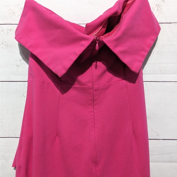 ELLIATT Across Strapless Maxi Cocktail Party Dress Gown Pink Women's Size Medium - Picture 8 of 13